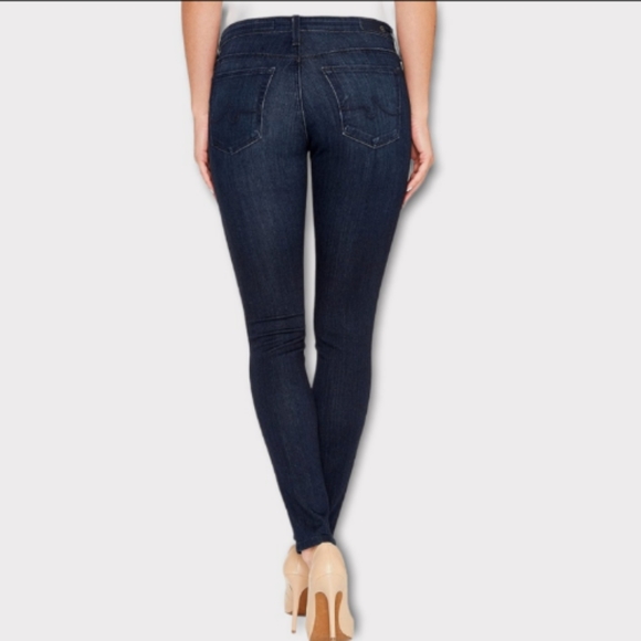 AG Adriano Goldschmied the Legging super skinny dark wash jeans size 4 / 27R - Picture 6 of 16
